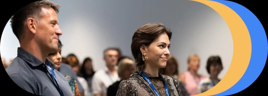 Attendees at an ADRIES conference session